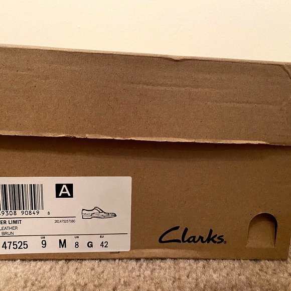 Clarks Oliver Limit Tan Leather Mens 9M main image 12